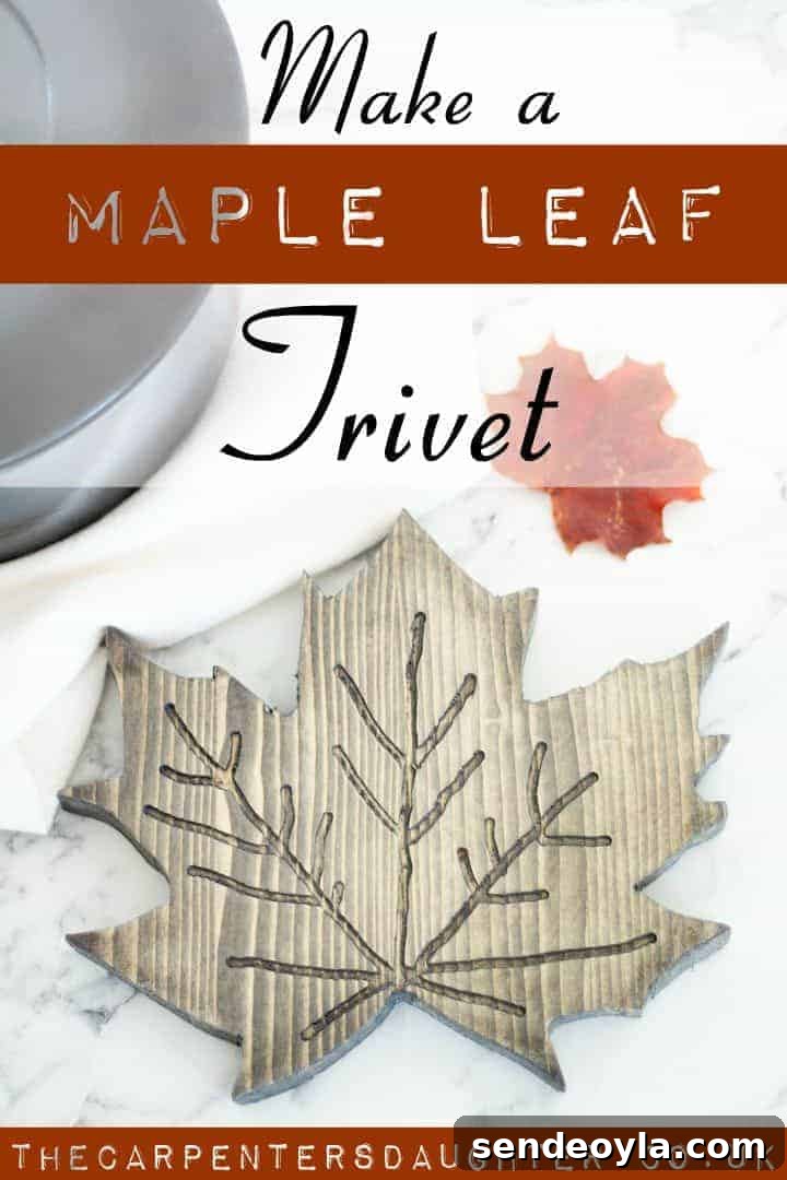 Build Your Own Wooden Maple Leaf Trivet 25 how to make a maple leaf trivet
