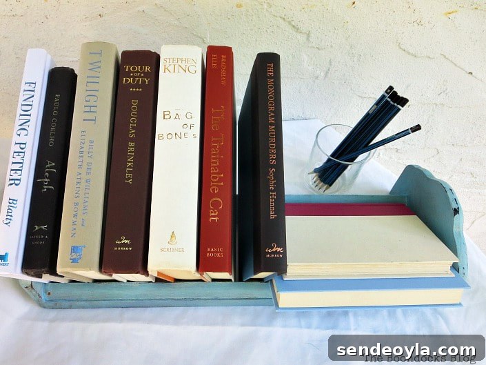 Transform Vintage Book Trough into Stylish Decor 9 img 616 11