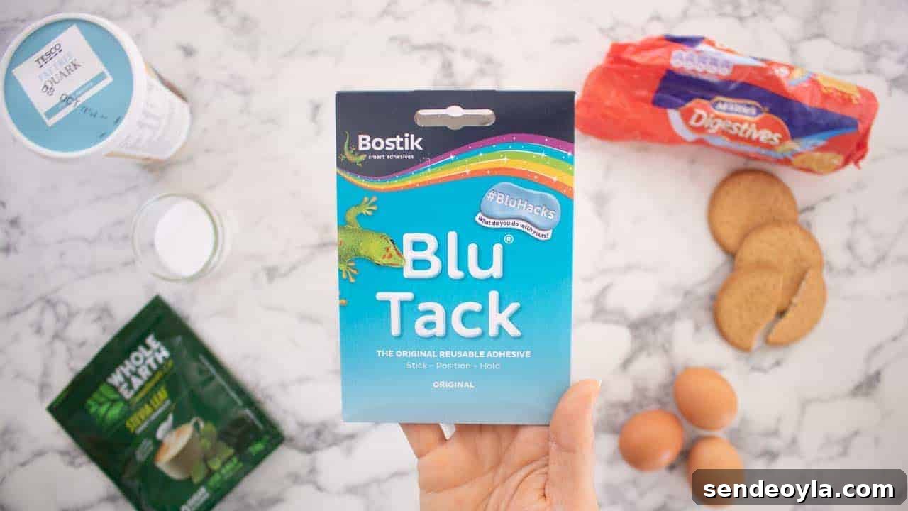 DIY Food Photography and Video: Essential Gear and Tips 3 Food photography Blu Tack hack