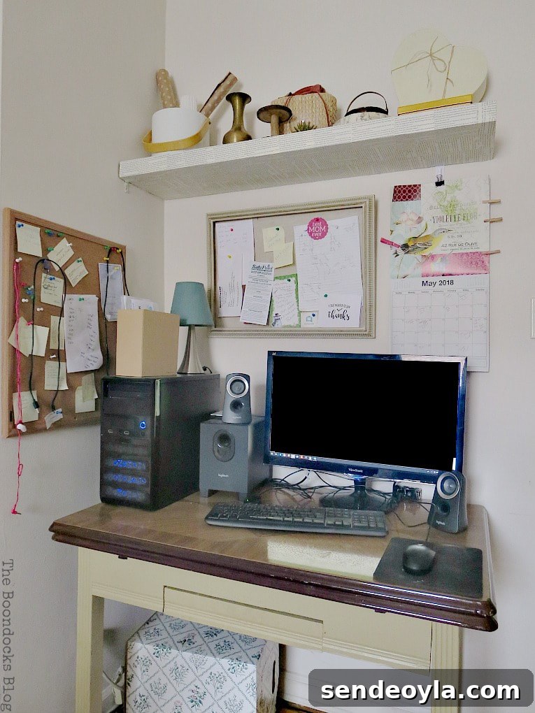 How to Use a Mood Board to Improve Your DIY Projects 10 The previous desk with metal top
