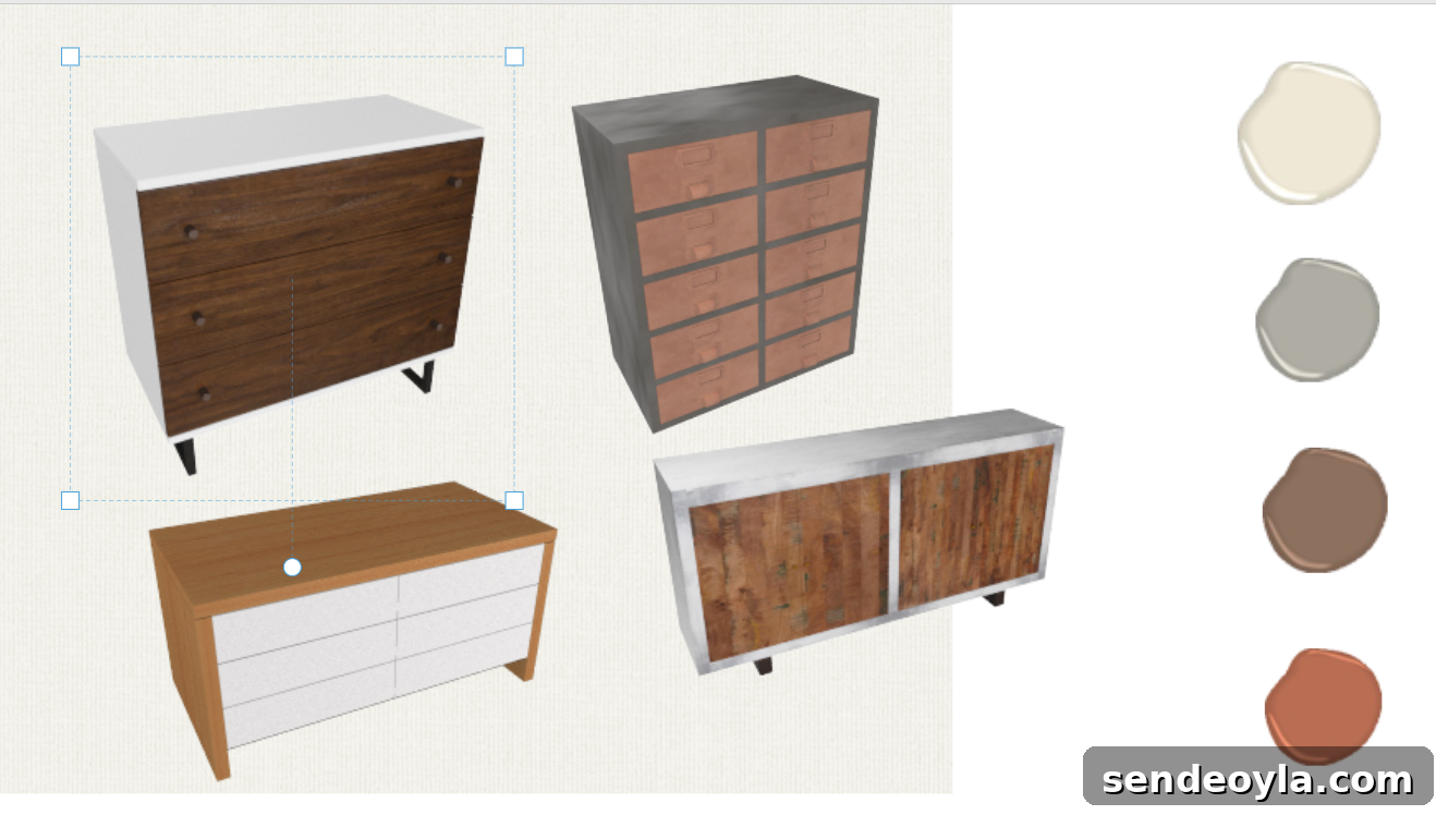 How to Use a Mood Board to Improve Your DIY Projects 7 Mood board for Mid Century Modern pieces