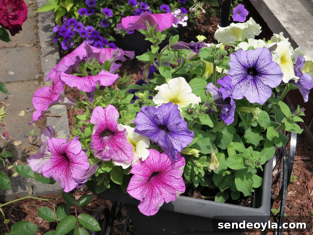 Zone 7 Late Spring Flower Tour: Blooming Garden Highlights 2 Petunias, 12 Varieties of Stunning Flowers in my Neighborhood www.theboondocksblog.com