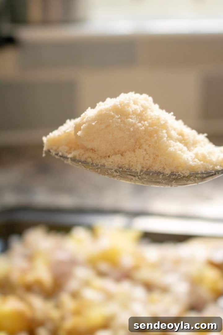 Heaped tablespoon of finely grated Parmesan