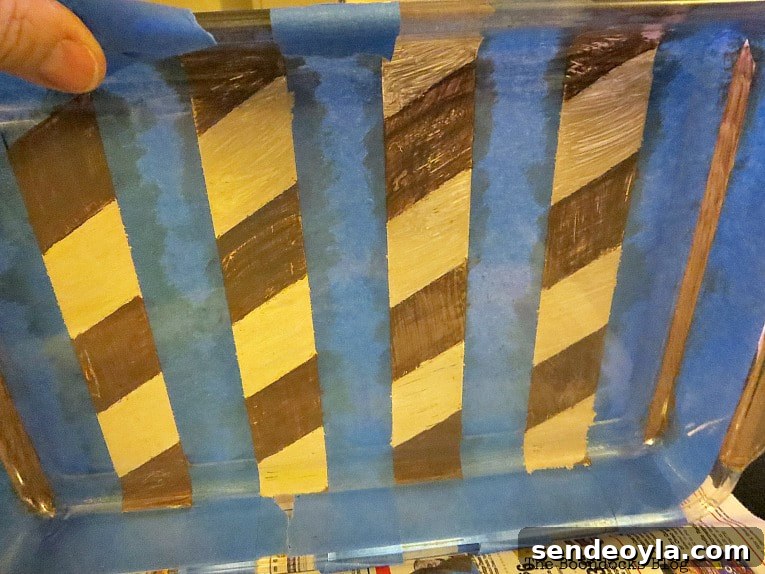 DIY Laid-Back Coffee Bar Station: Create a Playful Home Nook 7 Painted glass baking tray.