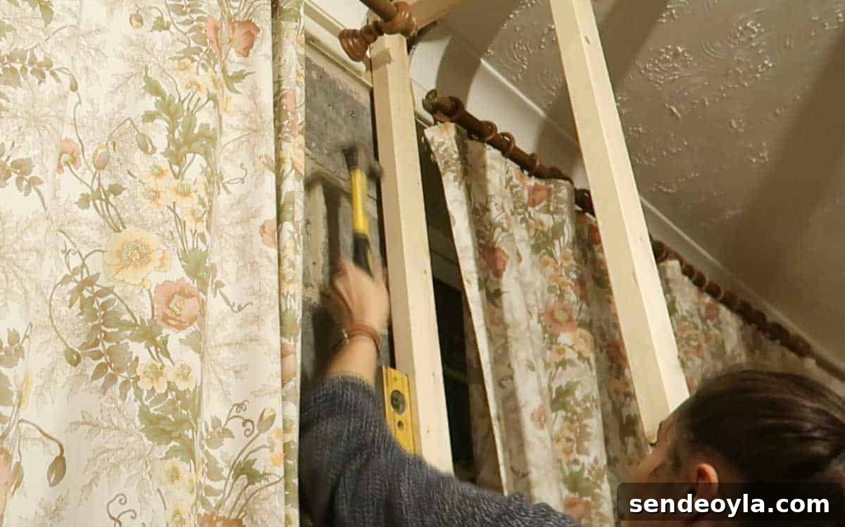 How to Build a Partition Wall: Step-by-Step DIY Guide 12 Making a partition wall level