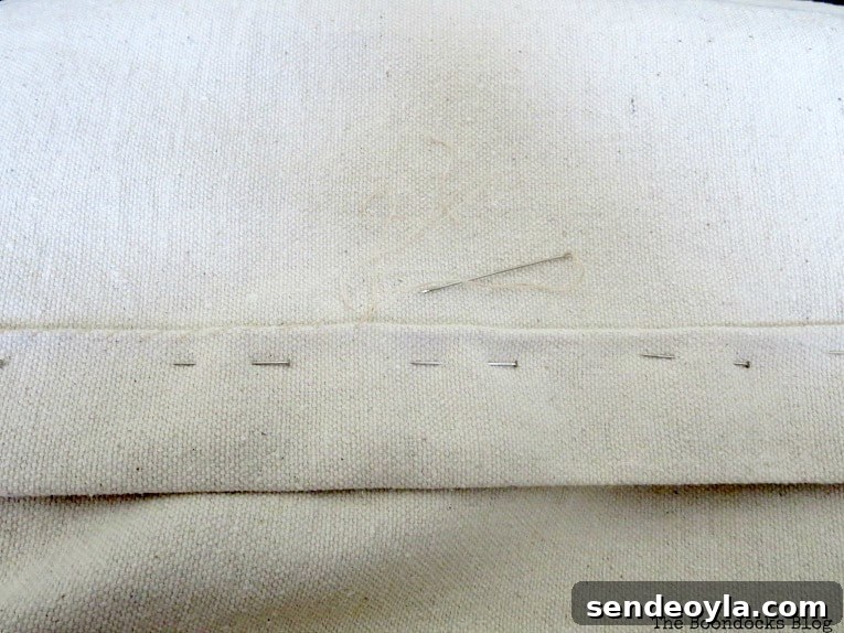 DIY Pleated Drop Cloth Curtains: Step-by-Step Guide 6 Curtain panels clipped and pleated