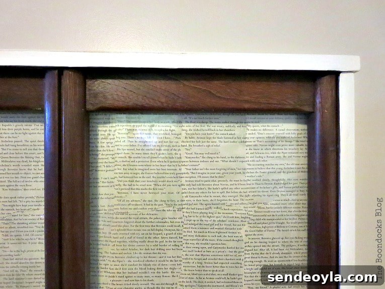 Top of the china cabinet.