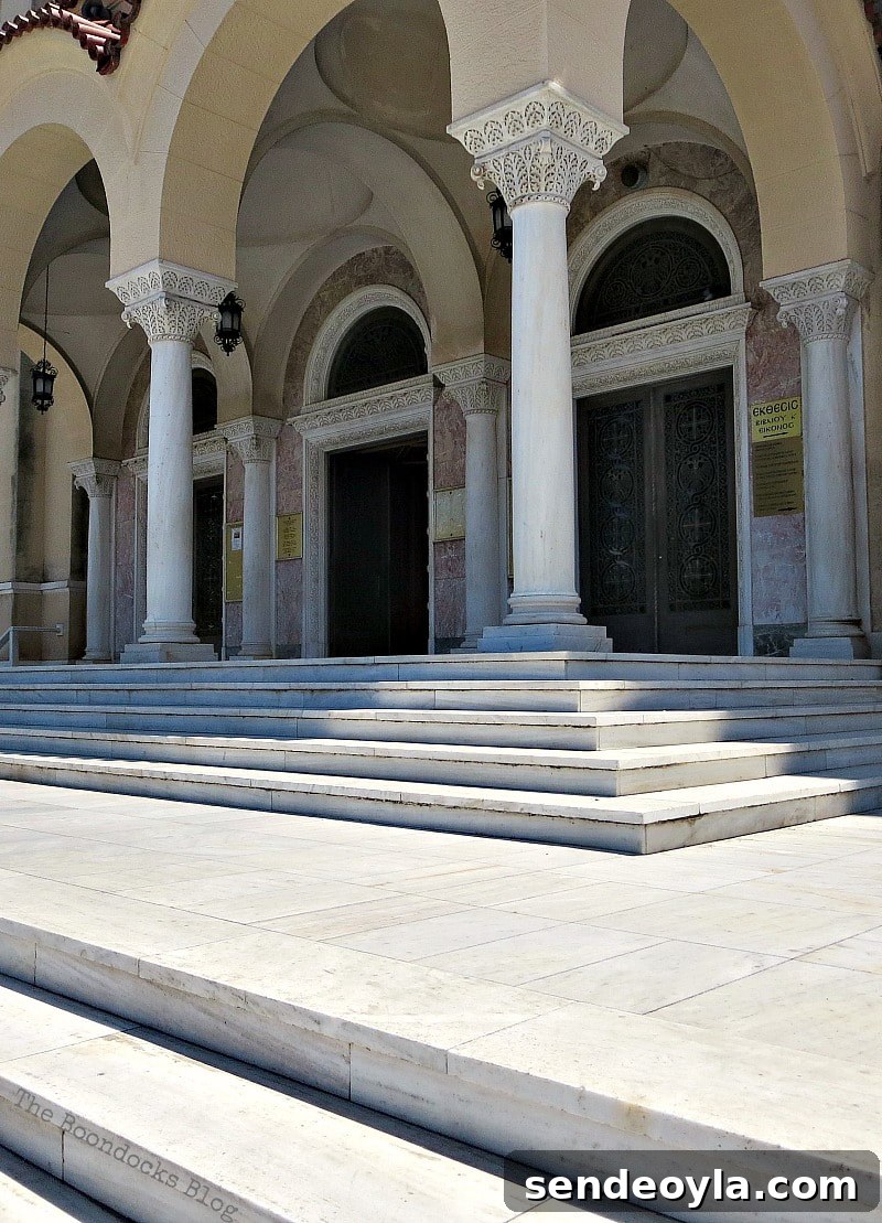 Saint Andrew's Cathedral: History, Architecture and Highlights 6 Entrance to St. Andrew's Cathedral, Patra Greece