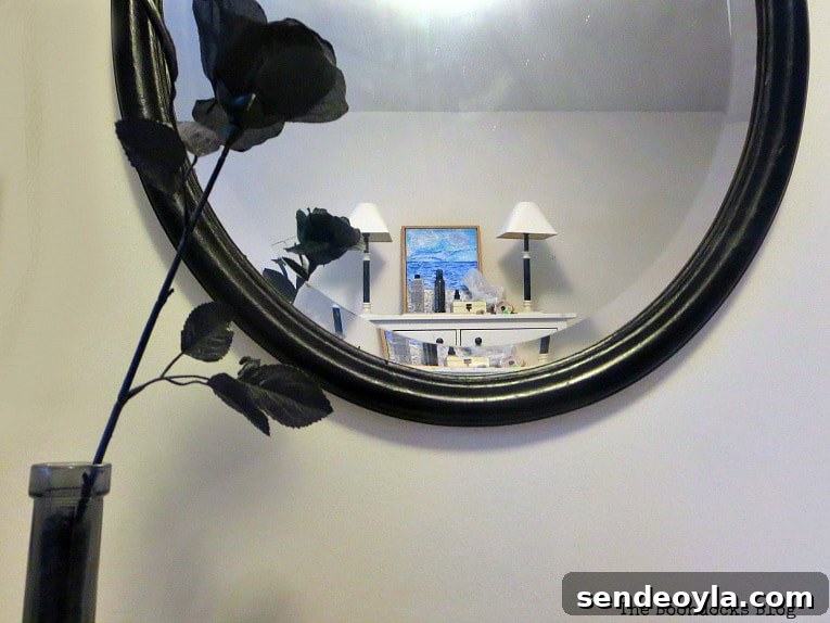Mirror in girls bedroom, How to Revive an Old Wood Mirror with Paint www.theboondocksblog.com