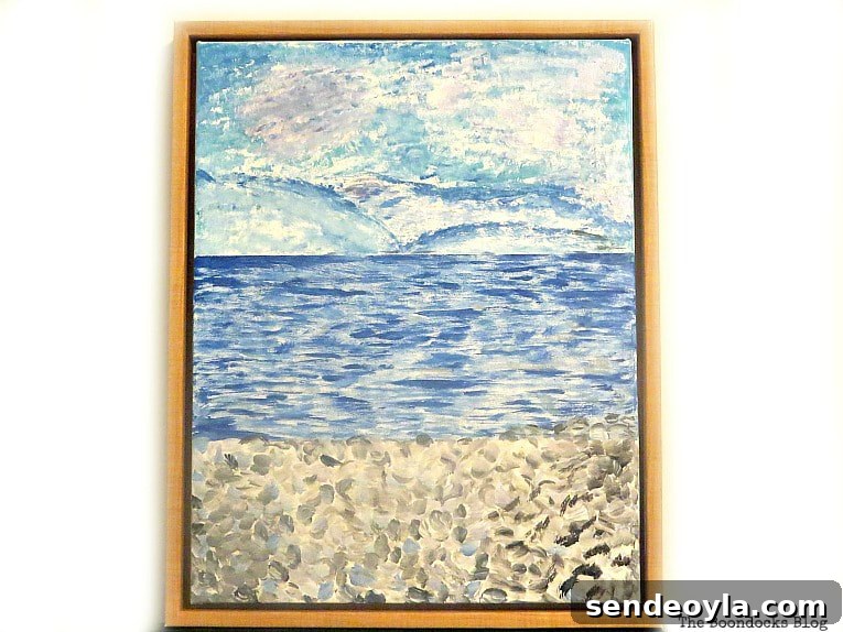 Step-by-Step Impressionist Painting Tutorial for Beginners 2 Painting of beach landscape How to Make your Own Impressionist Art Painting www.theboondocksblog.com