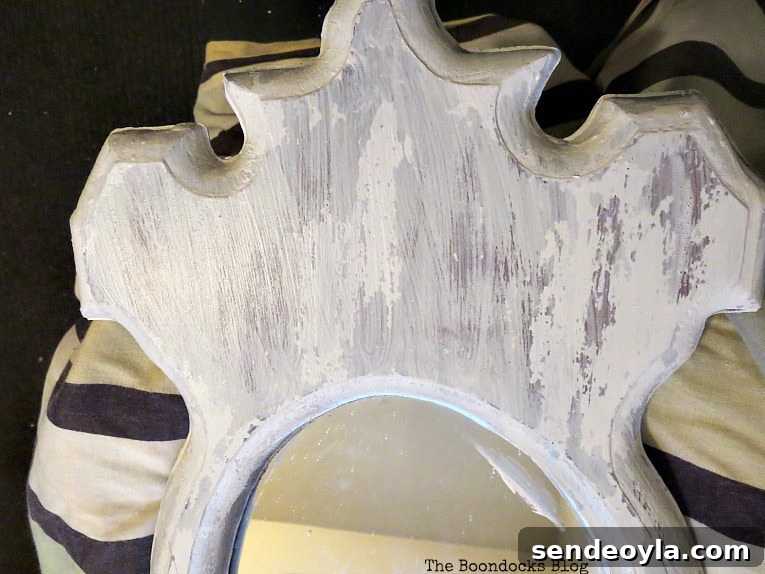 After adding milk paint with extra bond