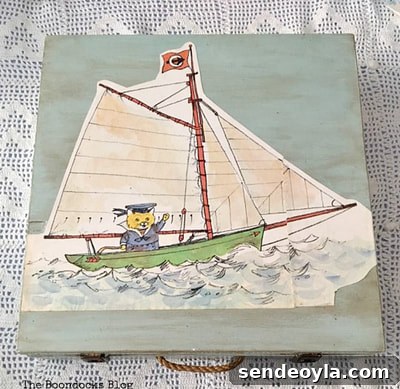 How to Apply Decorative Wax to Transform Wood Finishes 5 Box with decoupage and decorative wax