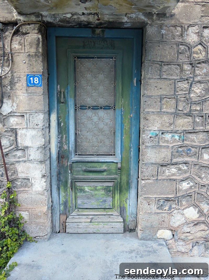 Weathered blue and green door Celebrating a 3 year Blogoversary with Lots of Doors