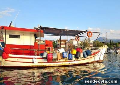 Fishing boat in the marina