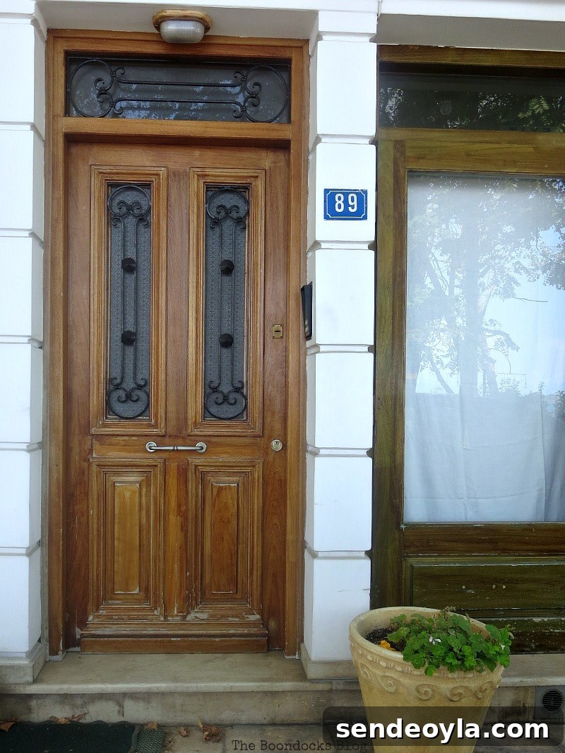 Wooden door with openings, Celebrating a 3 year Blogoversary with Lots of Doors