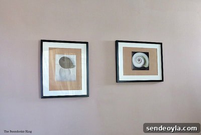 Quick Spring Art Ideas to Refresh Your Home 16 Two picture frames with Georgia O'Keeffe artwork