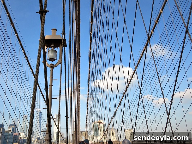 The cables of the Brooklyn Bridge, A Tour of the Astonishing Brooklyn Bridge Walkway www.theboondocksblog.com