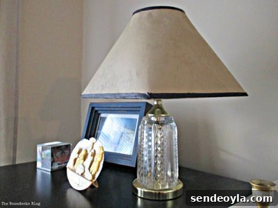 Painting a lamp shade