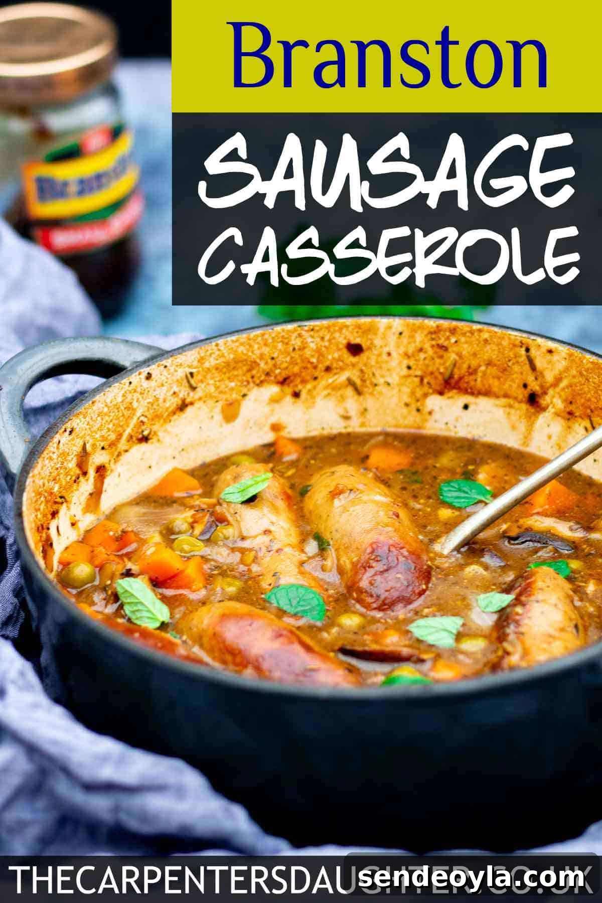 Branston Pickle Sausage Casserole Recipe 12 How to Make Sausage Casserole with Branston Pickle sauce