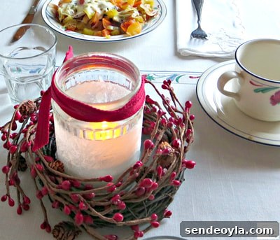Valentine's day crafts tea lantern for Valentine's Day Breakfast