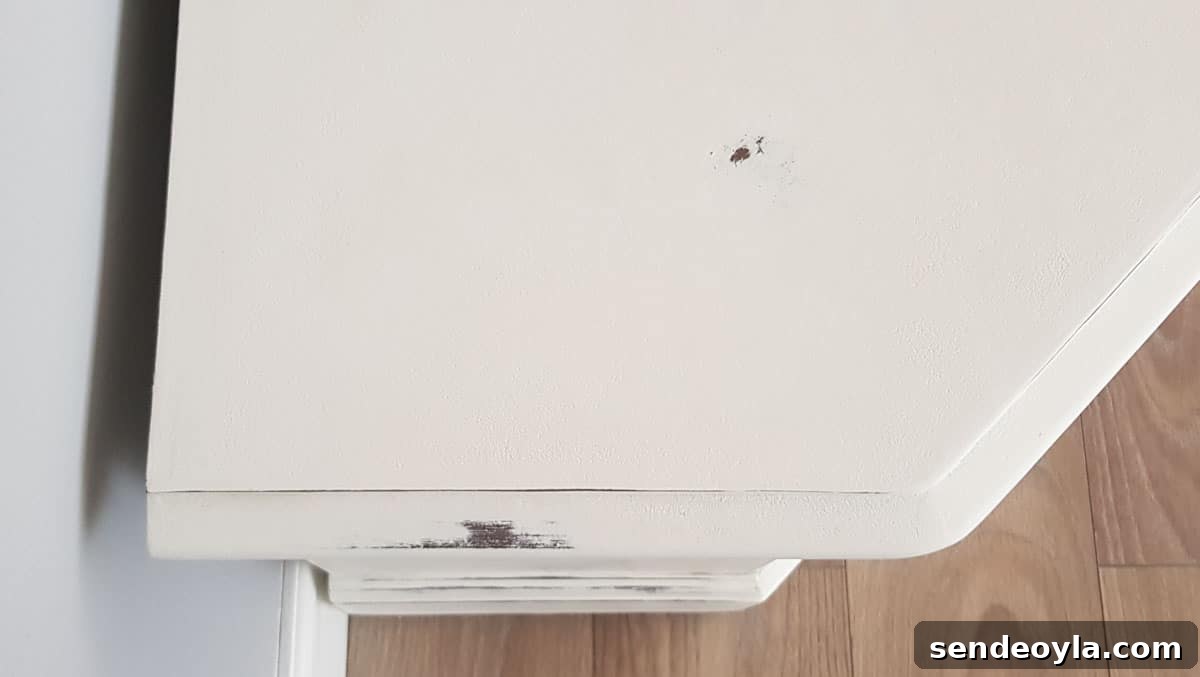 shabby chic paint work that's super quick to do