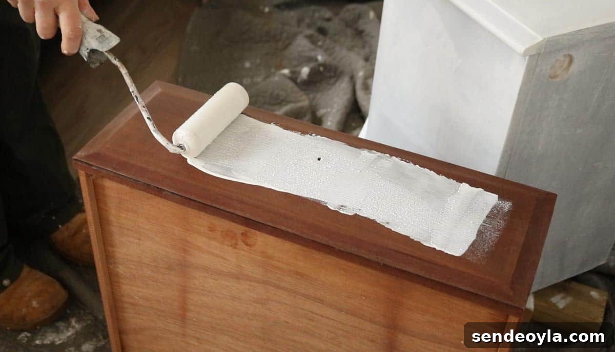 removing hardware before painting