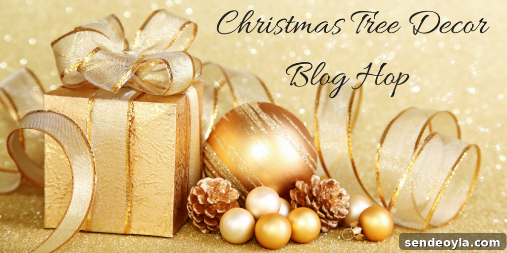 Christmas Tree Decor Blog Hop Logo