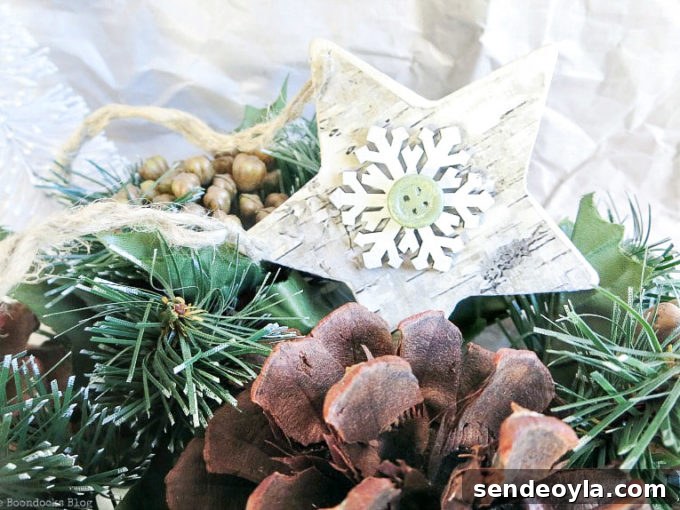 DIY Rustic Star Christmas Ornaments 7 img 714 6