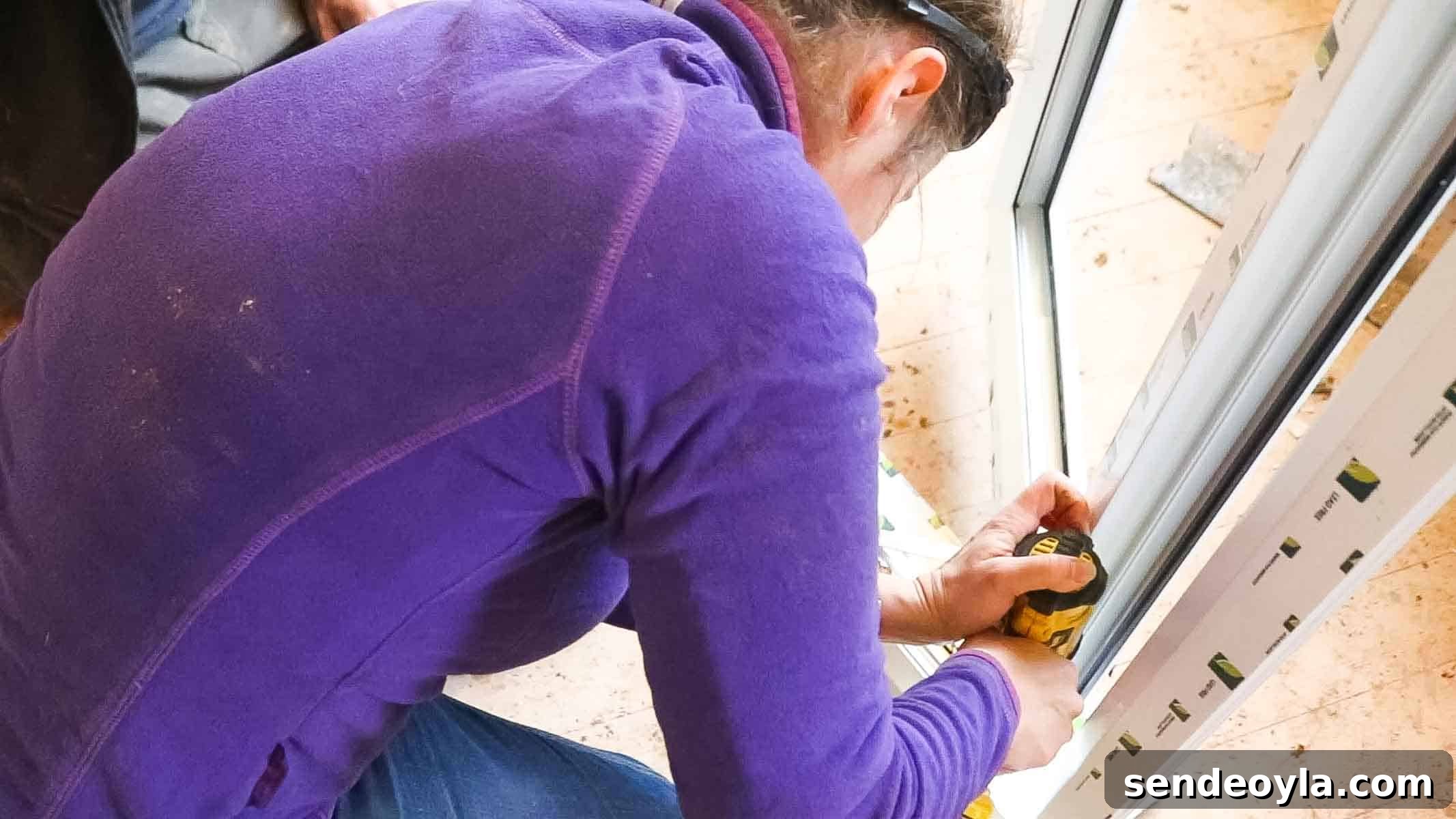 screwing sil to upvc window
