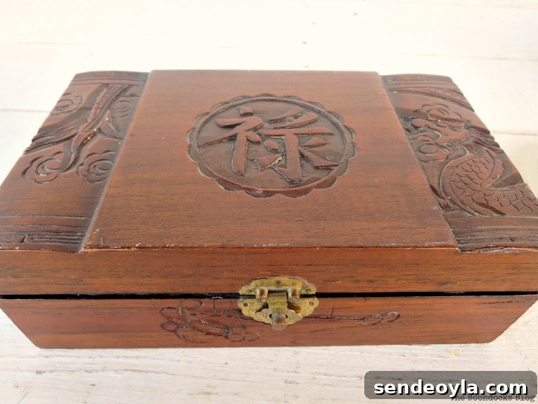 DIY Beeswax Furniture Polish Recipe and Care Tips 12 Wooden box polished with beeswax.