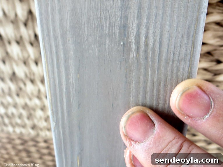 How to Paint and Upgrade an IKEA HEJNE Shelf 10 Adding wax to the painted wood.