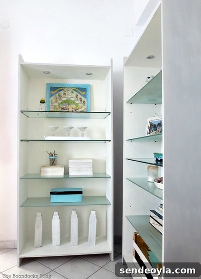 How to Paint and Upgrade an IKEA HEJNE Shelf 14 upcylced bookshelves
