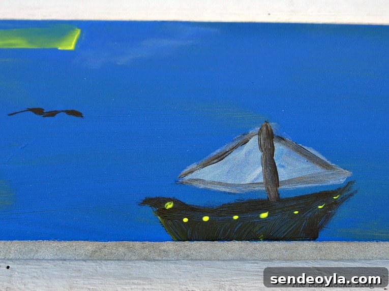 a painted sailboat, A Nautical Sign that is So Close to Amazing