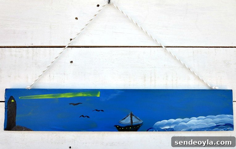 completed sign with rope, A Nautical Sign that is So Close to Amazing
