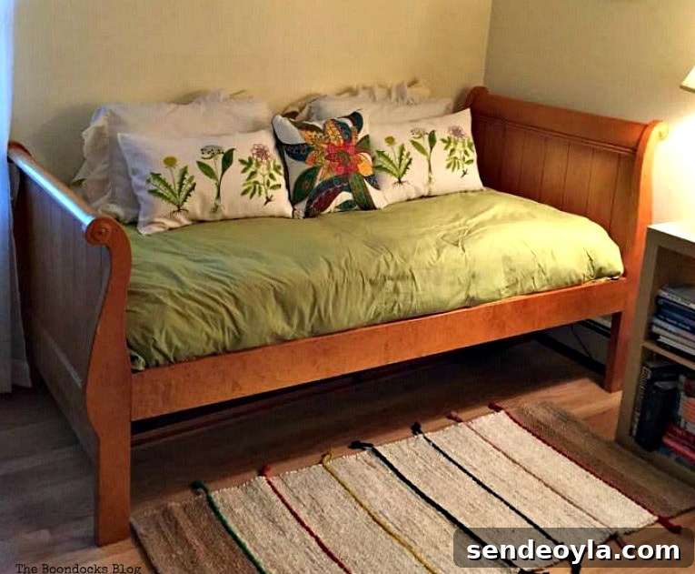 Headboard and bed, after treatment with mixture, how to easily clean wood with just 2 ingredients