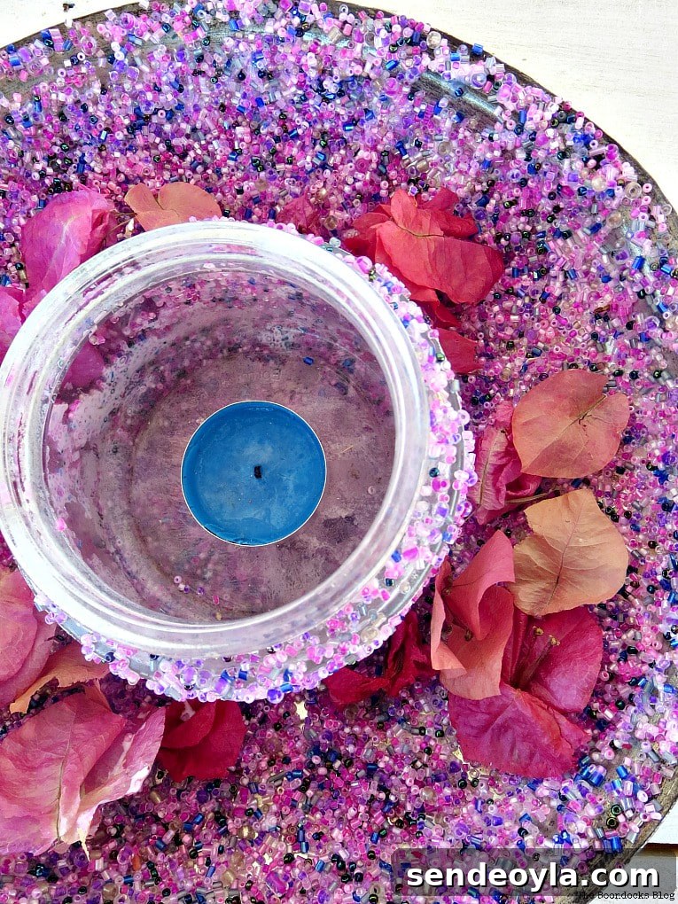Upcycling Vintage Copper Pots: Mistakes to Avoid 2 Beaded lantern on vintage copper pot lid