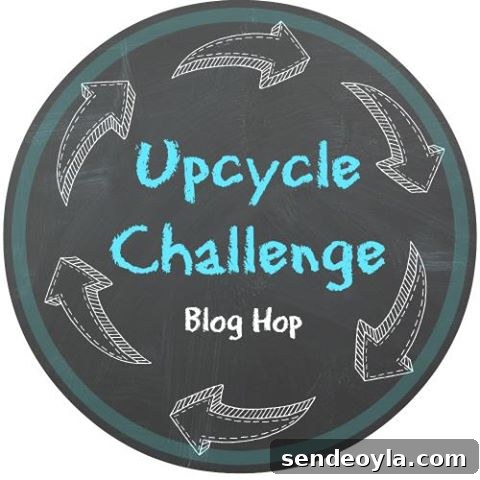 Upcycling Vintage Copper Pots: Mistakes to Avoid 3 Upcycle Challenge Blog hop logo.