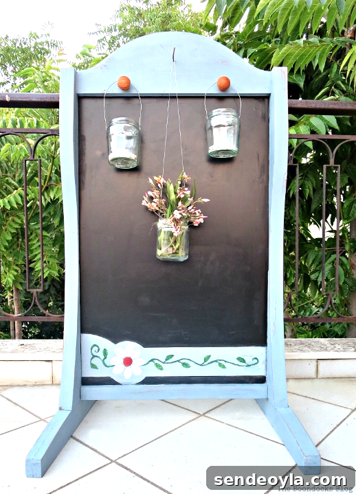 How to Upcycle a Vintage Chalkboard Stand 2 img 764 1