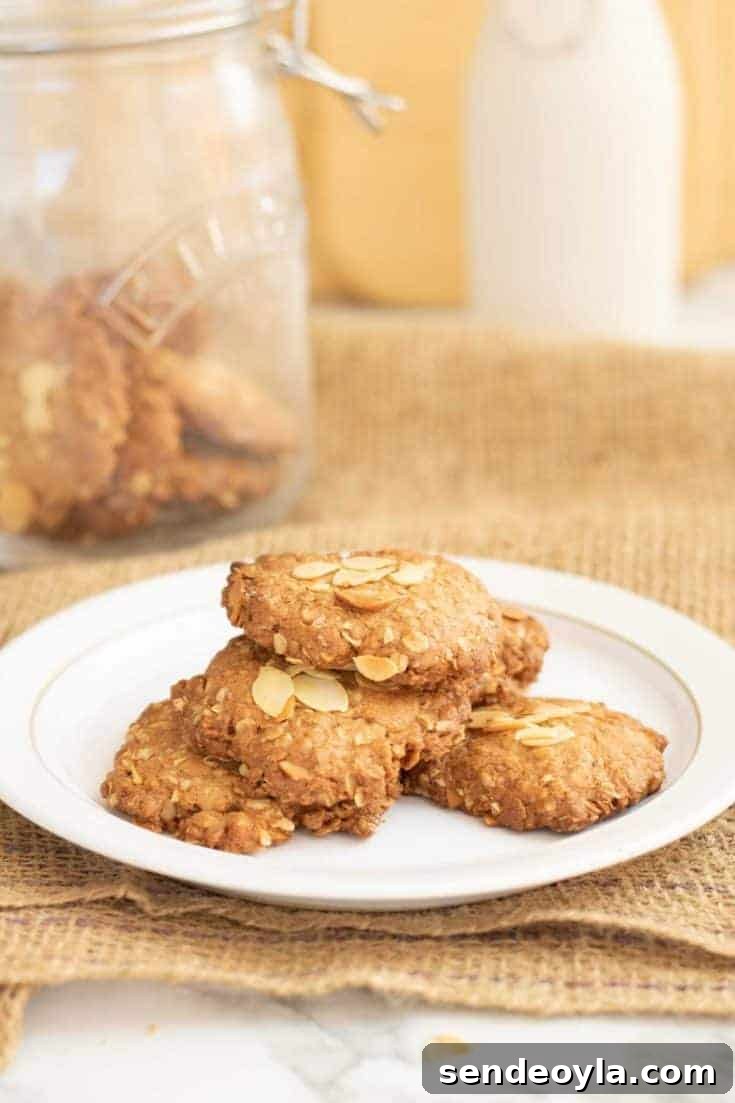 Anzac Oaty Biscuits Recipe
