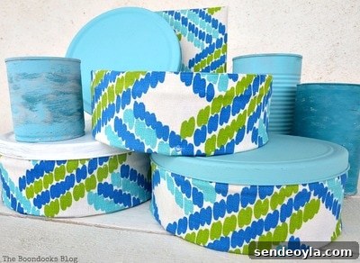 Pretty Cookie Tin Cans