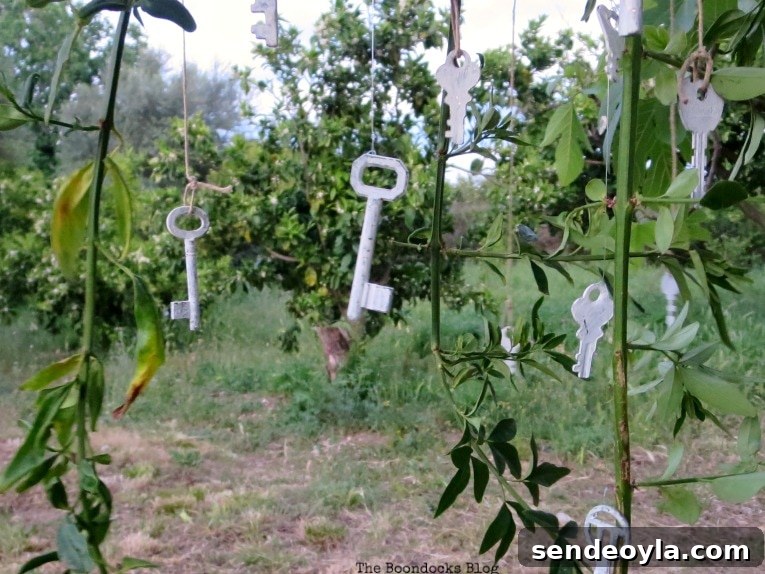 keys blowing in the breeze, How to Re-purpose a tire rim into a Unique wind chime - Int'l Bloggers Club