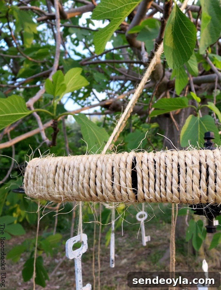 How to Upcycle a Tire Rim into a Unique Wind Chime 18 wind chime made from tire rim, How to Re-purpose a tire rim into a Unique wind chime - Int'l Bloggers Club