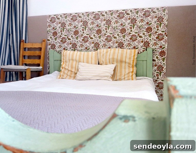 plywood covered in fabric, How to Easily Warm up a Room with Fabric