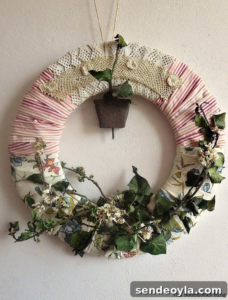 Spring wreath, Two Year Blogoversary and my Favorite Posts
