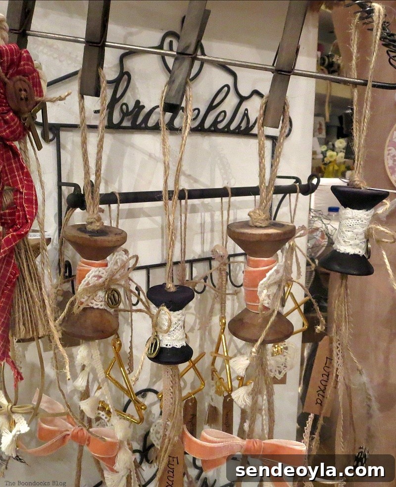 spools hanging, My Favorites from Around Town