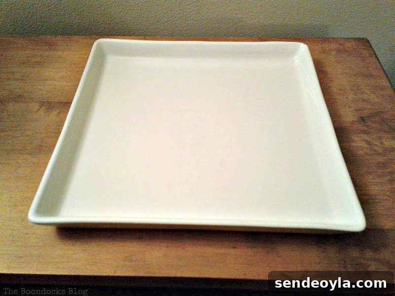 dish tray, Coffee with Tealights please www.theboondocksblog.com