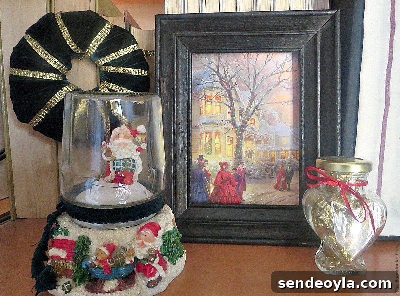 Snow globe made from jar, How to Repurpose your Decor for a Unique Christmas Look