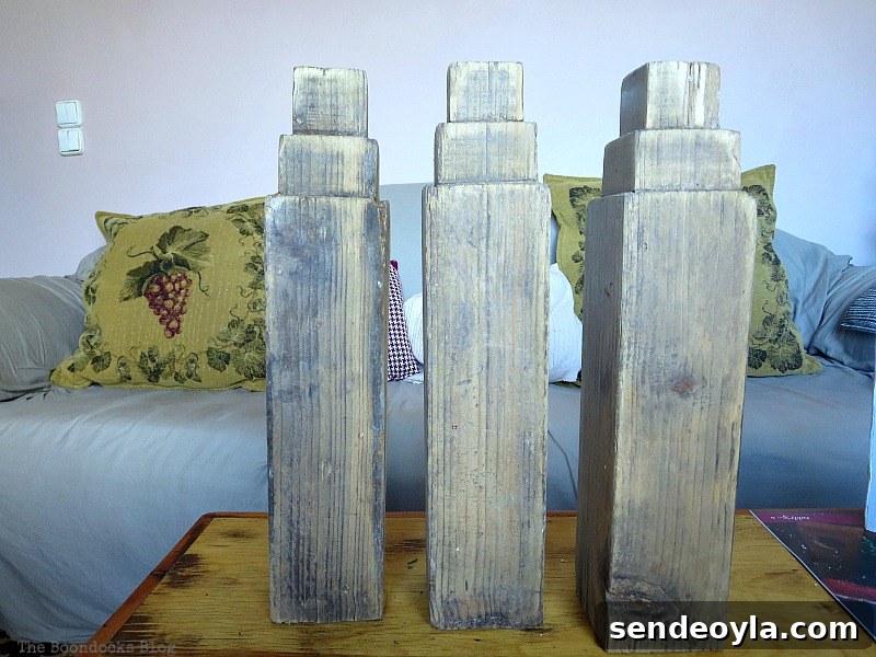 wooden legs, How to Repurpose your Decor for a Unique Christmas Look