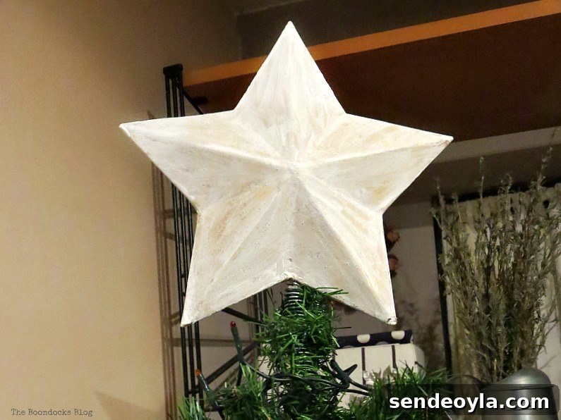 The whitewashed star