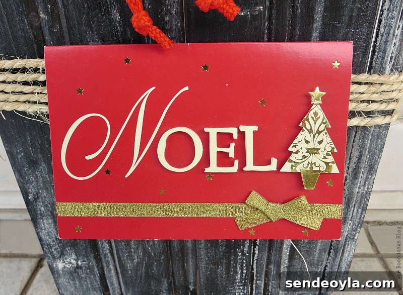 DIY Christmas Card and Ornament Display Ideas 10 Noel Christmas Card, A Display for Christmas Cards and Ornaments